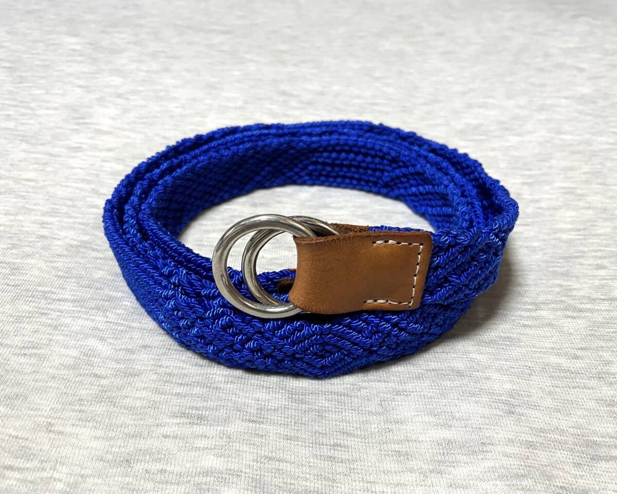 オホデメックス OJO DE MEX ダブルリング ベルト メッシュベルト ナイロンコード Banda バンダ 南米 中南米 伝統工芸 ネイティブ系拍卖