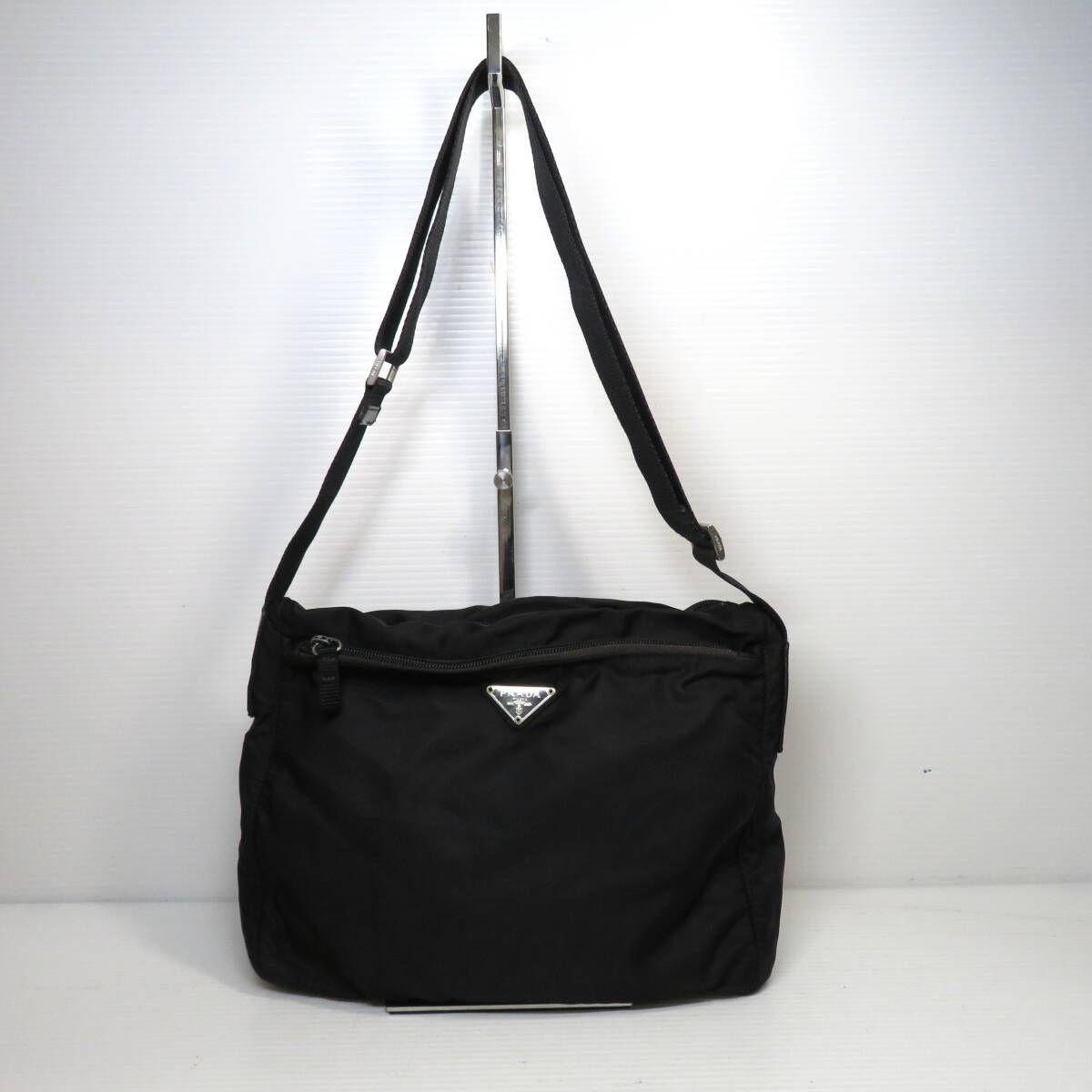 プラダ ショルダーバッグ ナイロン ブラック NO.36拍卖