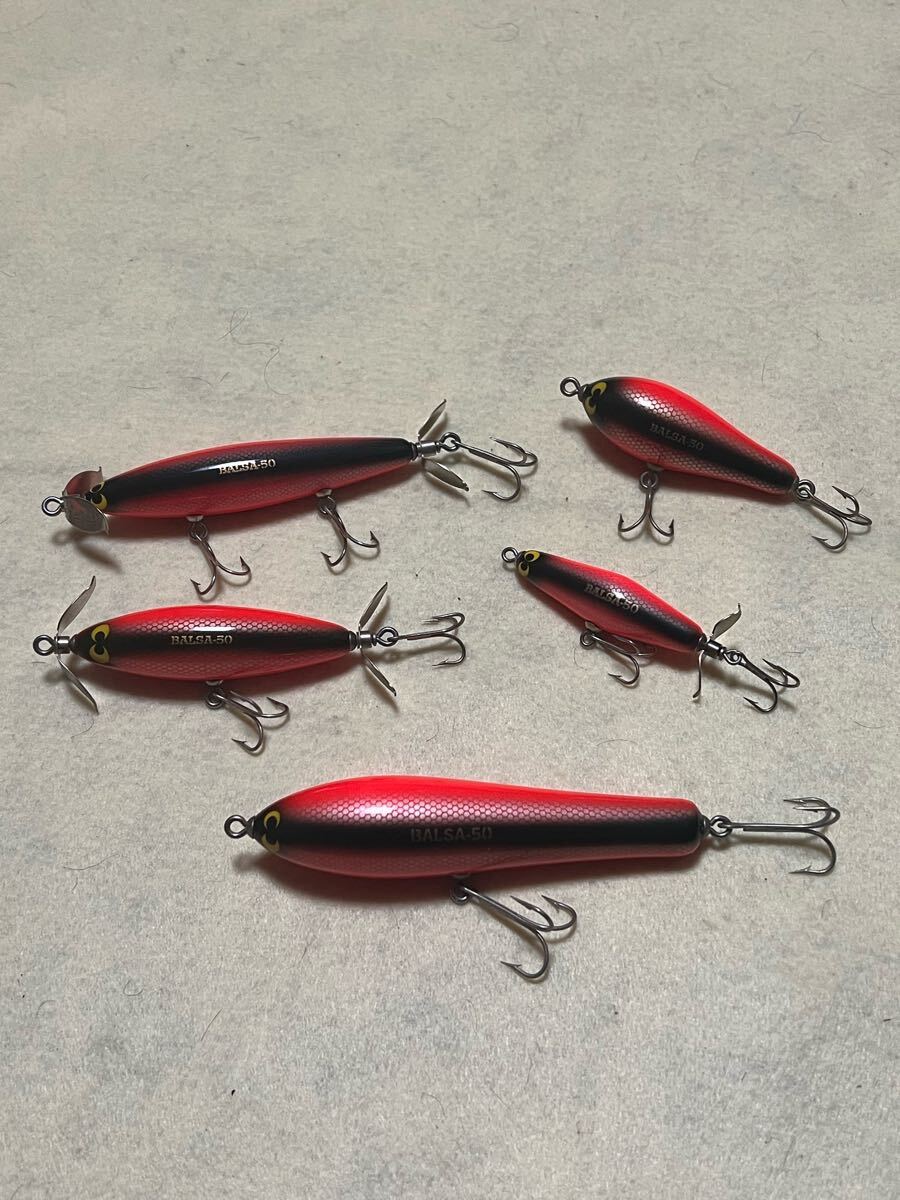 バルサ50 レッド 5本セット 未使用拍卖