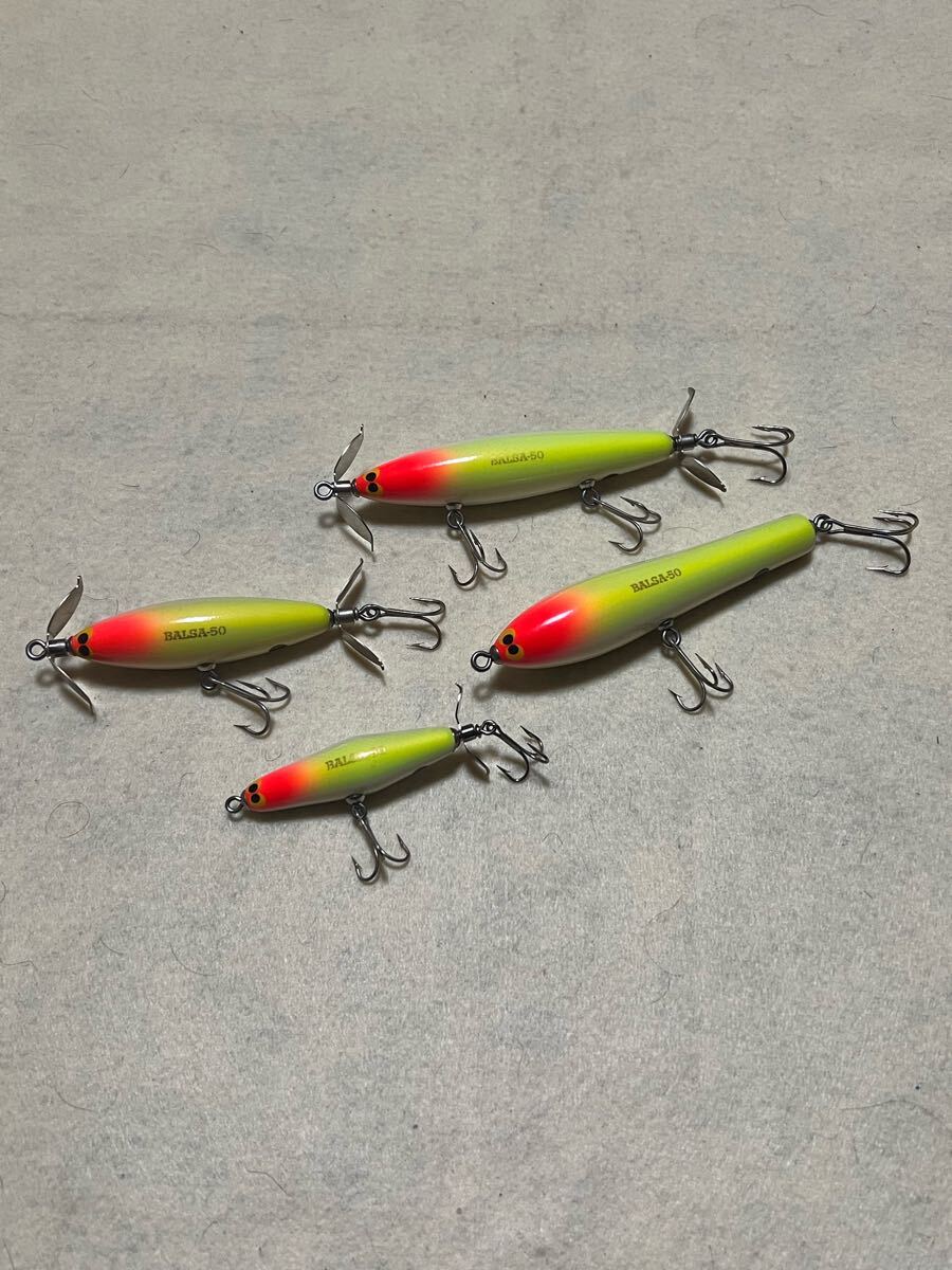 バルサ50 オレンジヘッド 4本セット 未使用拍卖