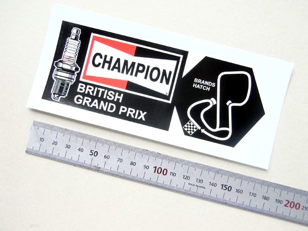 ブランズ ハッチ ブリティッシュ グランプリ ステッカー 1960年代後半拍卖