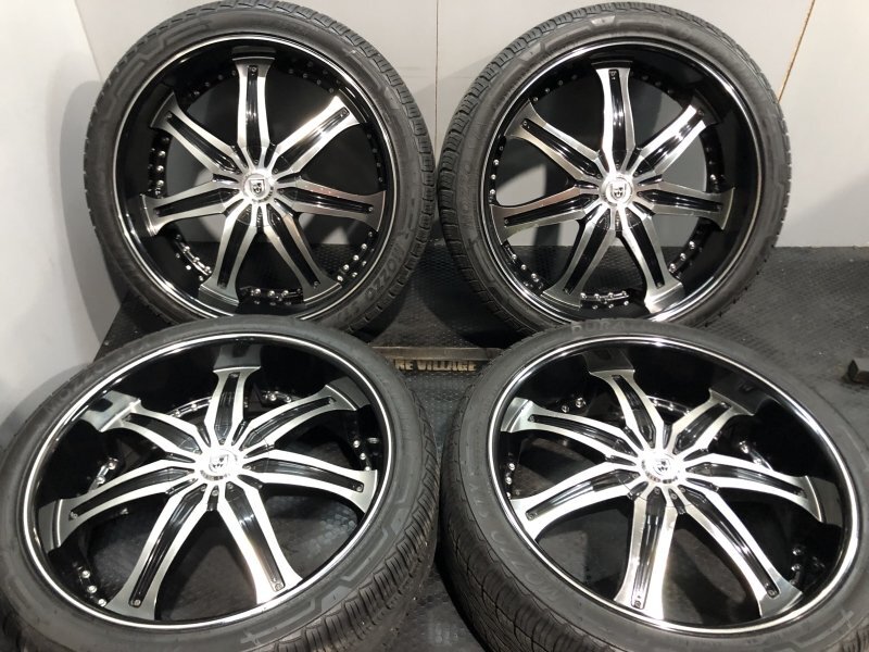 【DURATURN 295/35R24】夏タイヤ【Lexani LX-7 レグザーニ 24インチ 9.5J5HPCD150+15】バリ溝 ランクル200 レクサスLX570等 (MTC844)拍卖