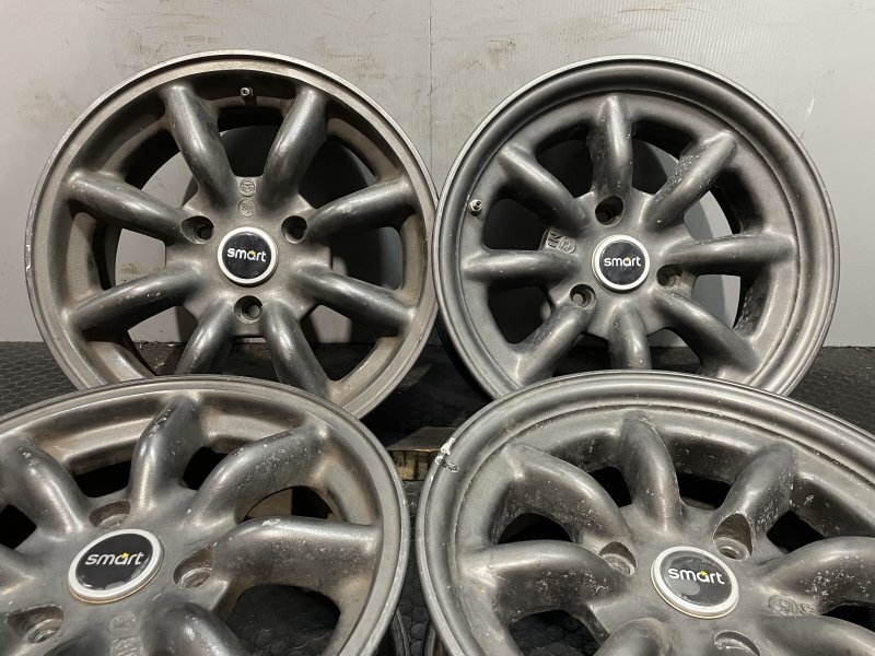 【超希少】ワタナベ Mg 社外ホイール 15インチ 4本 6J3HPCD112.5+40 スマート/フォーツークーペ用 (MHA551)拍卖