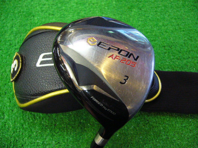 エポン フェアウェイウッド EPON AF-205 3W 15度 DECISION FW 58 (SR) デシジョン チタンFW ヘッドカバー付 *MP@1*L*050拍卖