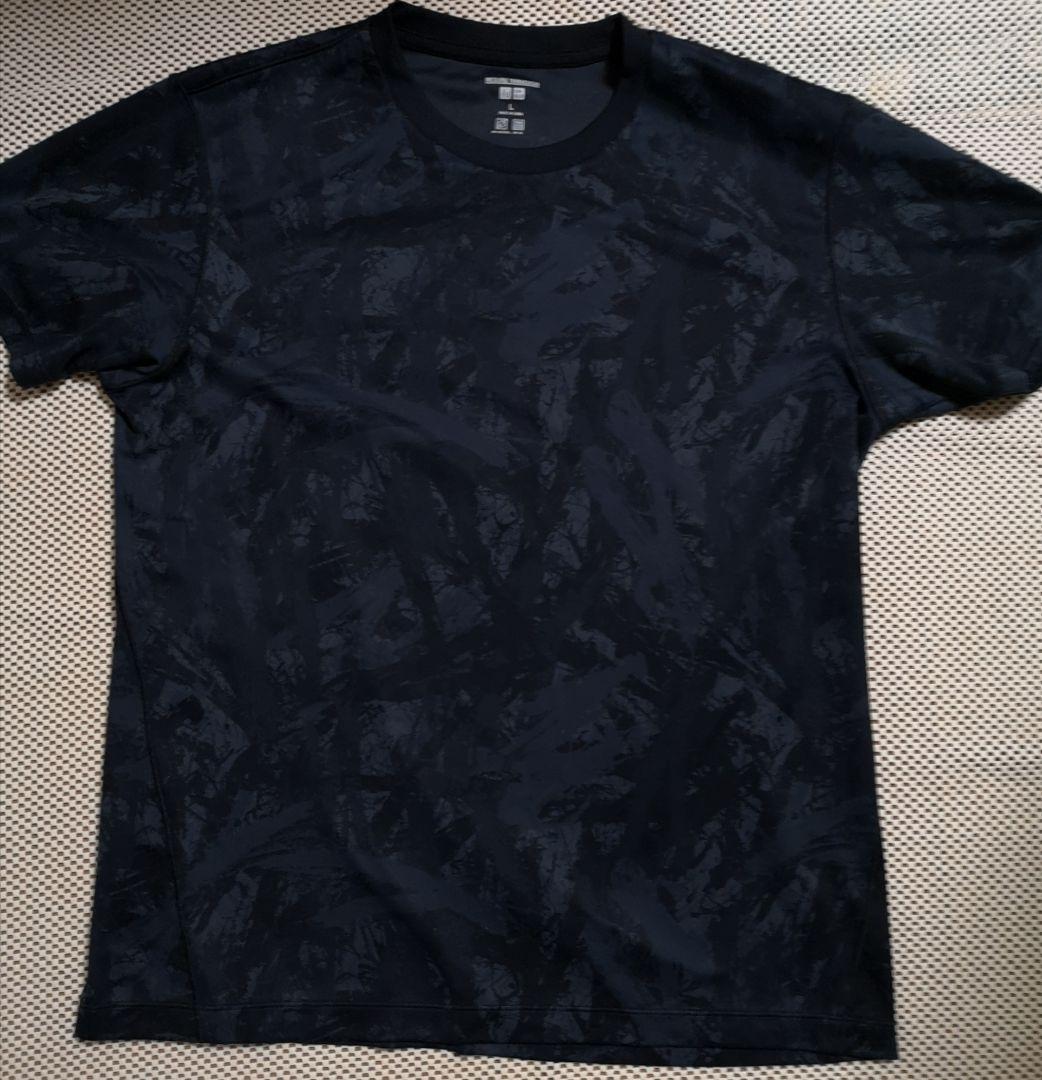 限定カラー ドライEX Tシャツ L UNIQLO ユニクロ 黒 BLACK 山口歴 411539 MB まとめ げんじ Genji ウルマ ユニクロ ユー U 中瀬敦拍卖