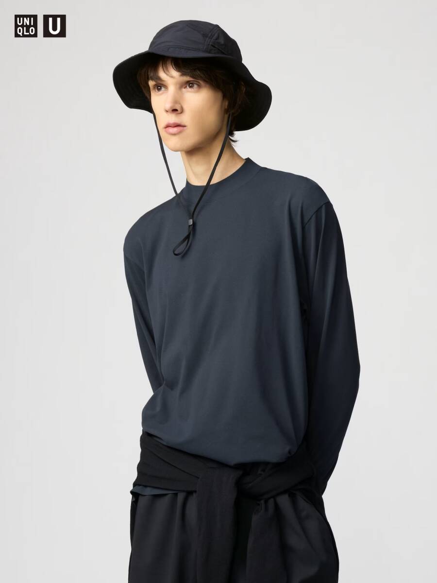 売切れ ドライEXUVカットTシャツ長袖 M UNIQLO コラボ ユニクロ DARK GRAY 476223 MB まとめ げんじ Genji ウルマ ユニクロ ユー U 中瀬敦拍卖