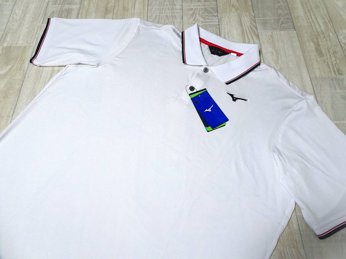 【未使用】★MIZUNO/ミズノ/ゴルフ/メンズ/ストレッチ/シャツ★大き目/4XL★胸周123㎝〔P880〕拍卖