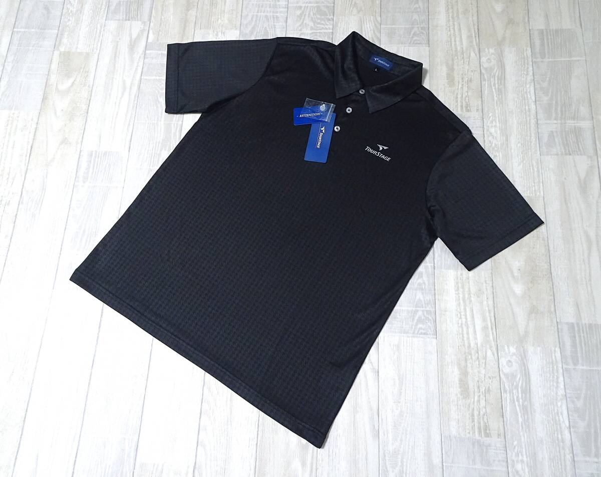【未使用】★TOURSTAGE/ツアーステージ/ゴルフ/メンズ/千鳥格子/シャツ★〔P868〕拍卖