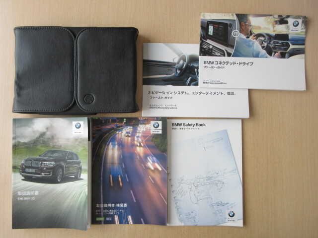 ★a8517★BMW X5 iDrive F15 KS30 取扱説明書 説明書 2018年/ファーストガイド/ケース 他★拍卖