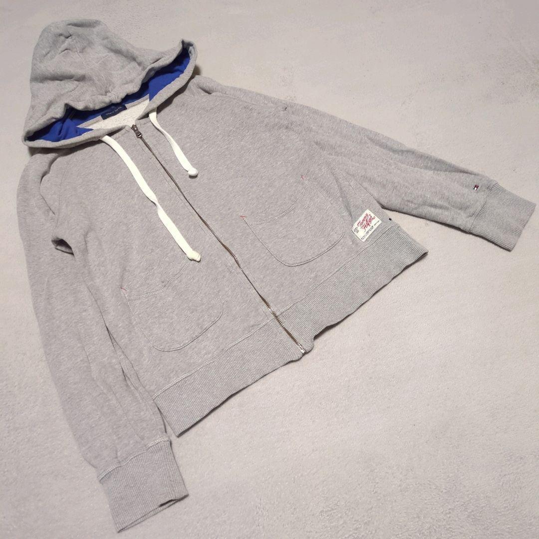 【TOMMY HILFIGER】トミーヒルフィガー(S/P)ジップアップパーカー スウェット 刺繍 フード拍卖