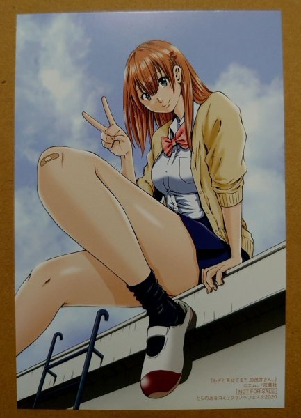 わざと見せてる?加茂井さん とらのあな コミックラノベフェスタ2020 特典イラストカード 最終在庫拍卖