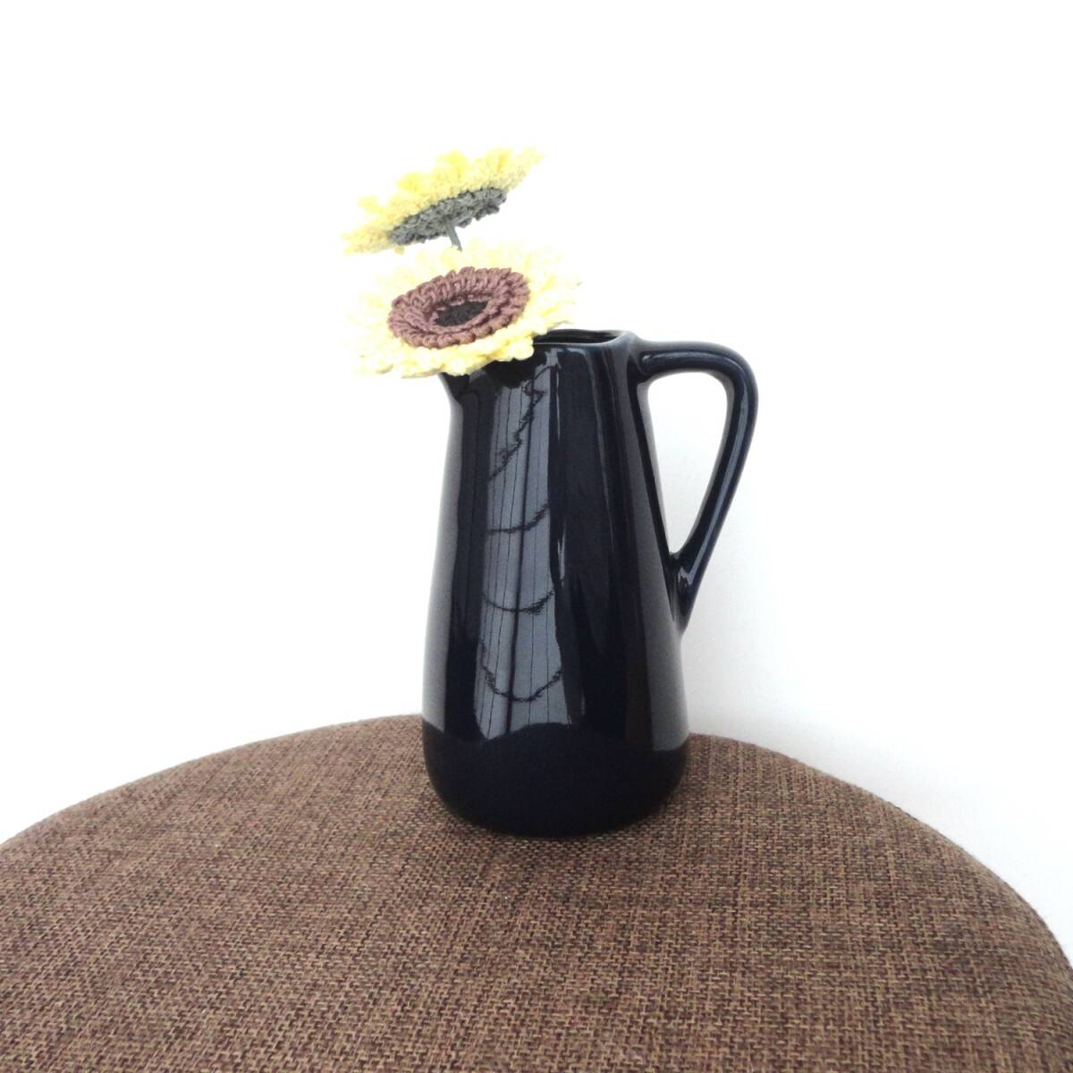 ずっと枯れないお花*ひまわり*YE*レース編み*ハンドメイド*b794拍卖