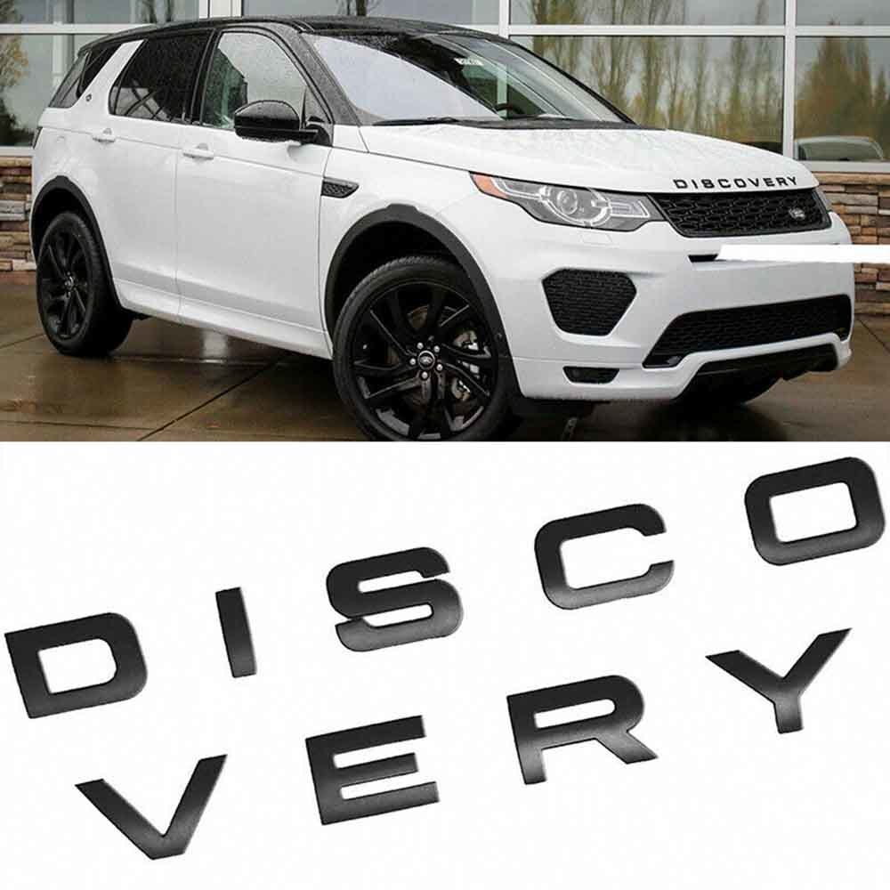【即納品】レンジローバー DISCOVERY エンブレム ボンネット リア EVOQUE スポーツ イヴォーク 艶消黒 1PC 汎用拍卖