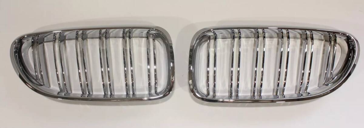 最上級品質▲BMW 6シリーズ F06 F12 F13 M6 フロントグリル シングルバー クロムメッキ セット ABS製 2012-2017拍卖