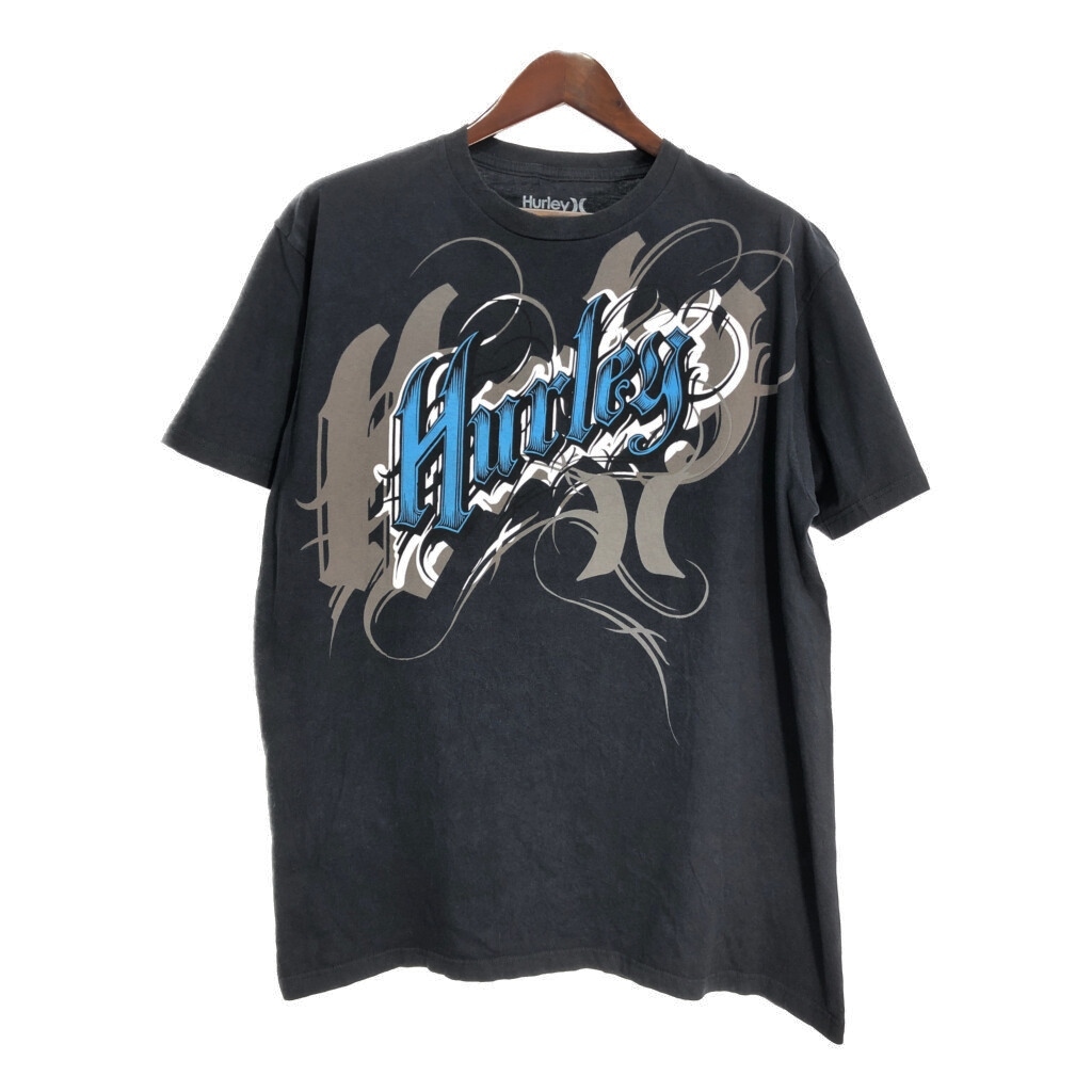 Hurley ハーレー 半袖Tシャツ ブラック(メンズ X-LARGE)中古 古着 T6706拍卖
