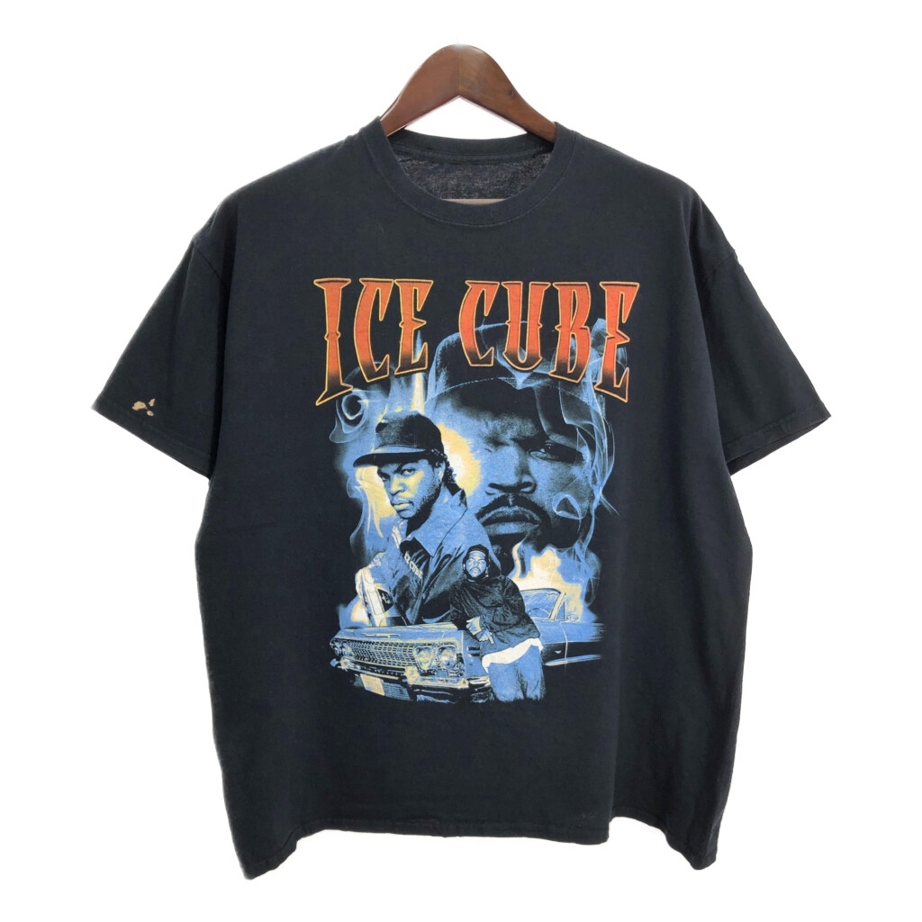 ICE CUBE アイス・キューブ 半袖Tシャツ ブラック(メンズ L)中古 古着 T6964拍卖