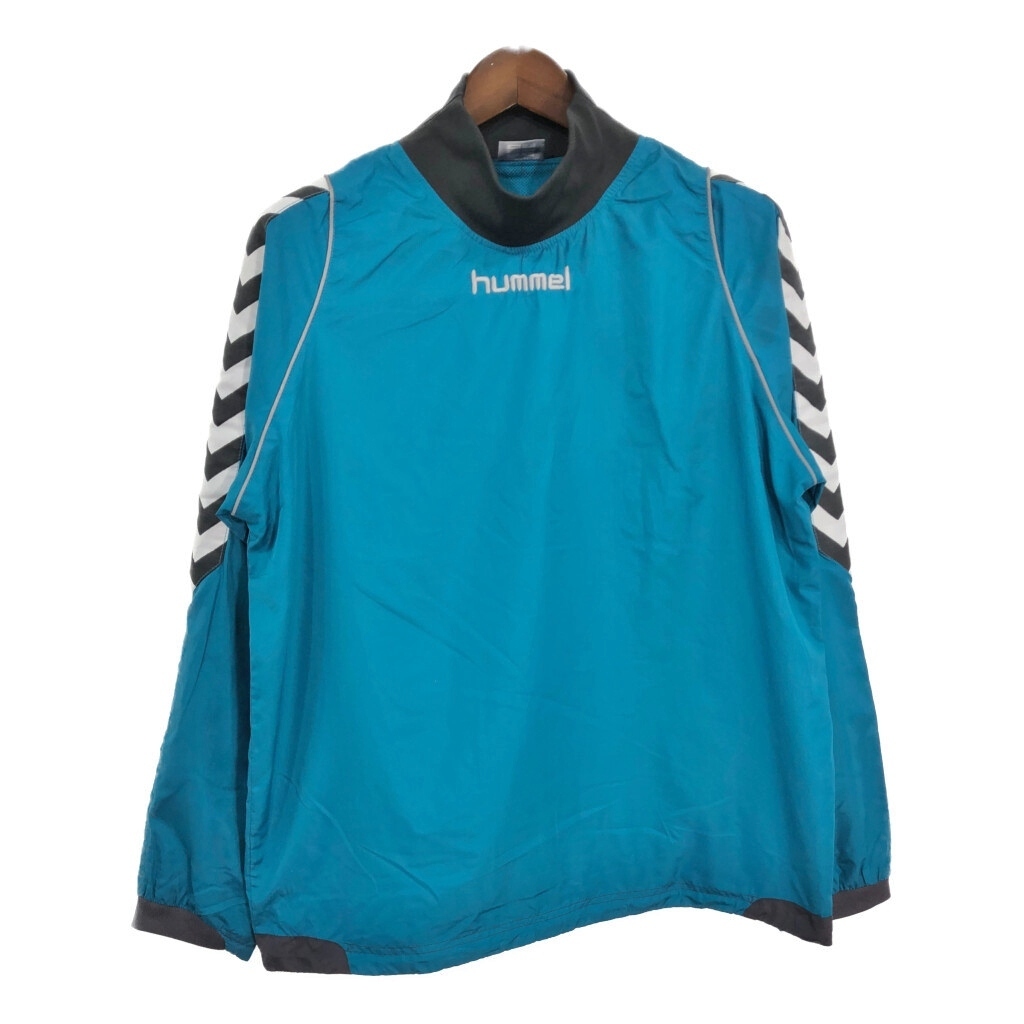 hummel ヒュンメル プルオーバージャケット スポーツ ブルー(メンズ S)中古 古着 T7022拍卖