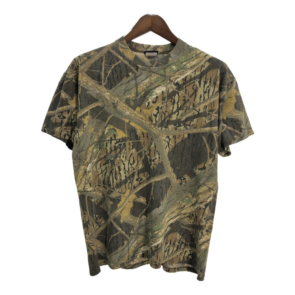 SHADOW Branch 半袖Tシャツ アウトドア リアルツリーカモ ブラウン(メンズ L)中古 古着 T8328拍卖