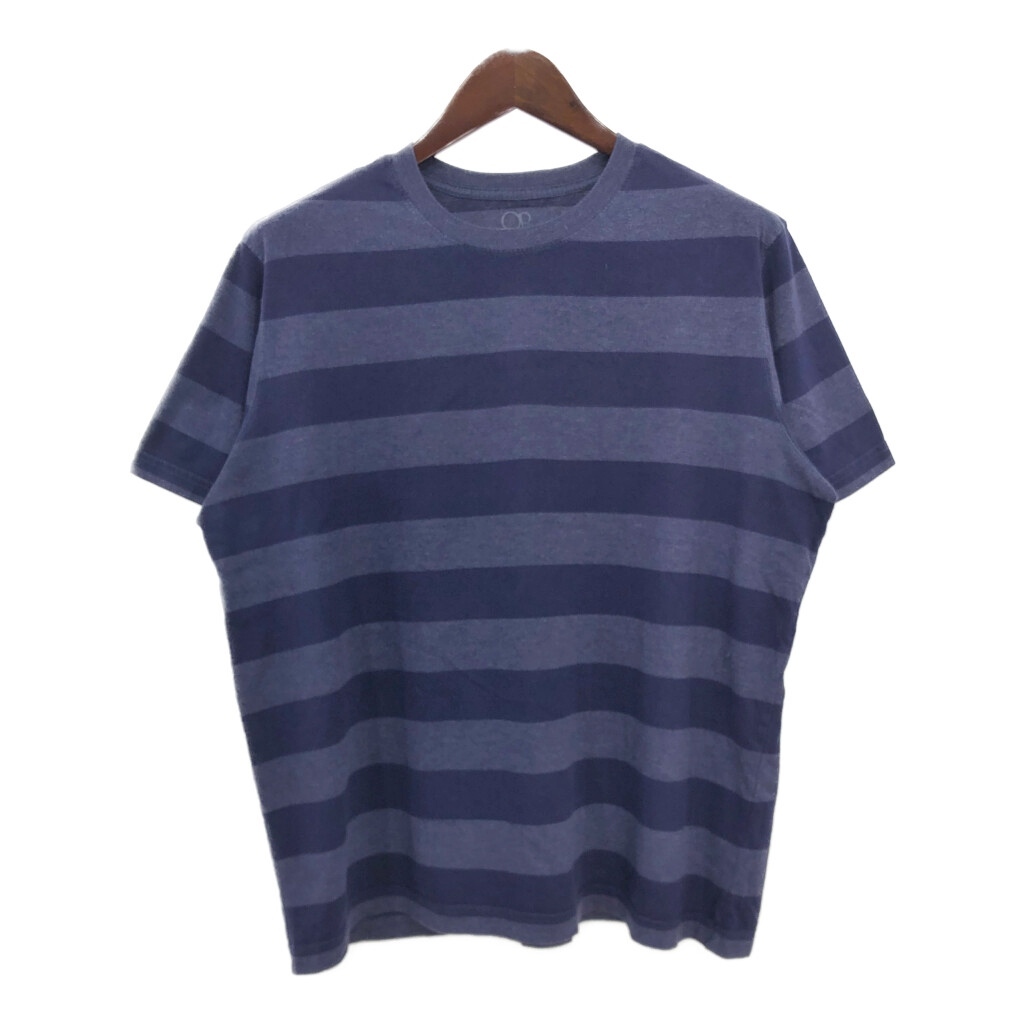 OCEAN PACIFIC オーシャン パシフィック 半袖Tシャツ ファットボーダー パープル(メンズ XL)中古 古着 T8998拍卖