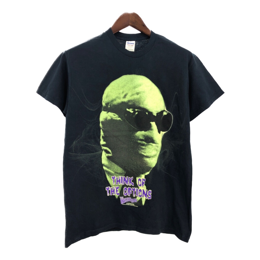 The Invisible Man 透明人間 半袖Tシャツ ムービー ブラック(メンズ M)中古 古着 T9817拍卖