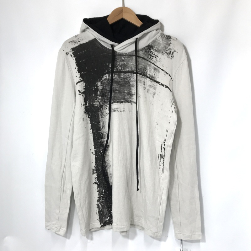 bajra パーカー ラフィーダブルフェイス フーディー 155UK06 タグ付き サイズ3 M相当 アイスグレー バジュラ トップス A13612◆拍卖