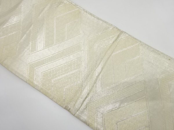 ys7347772; 宗sou 佐賀錦 変わり菱模様織り出し袋帯(着用可)【アンティーク】【着】拍卖