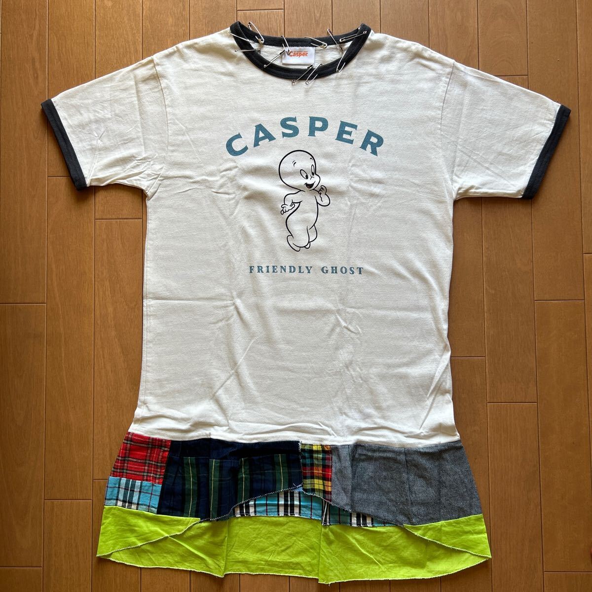 ☆新品!ヴィンテージCASPERリメイクTシャツ/L/ハンドメイド★拍卖