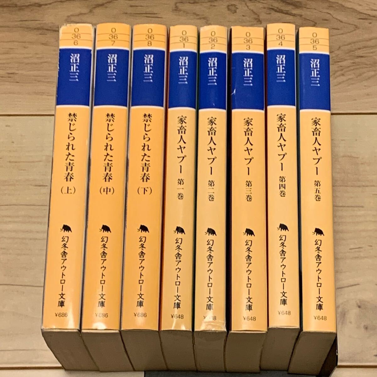 完結set 沼正三 家畜人ヤプー& 禁じられた青春 幻冬舎アウトロー文庫拍卖