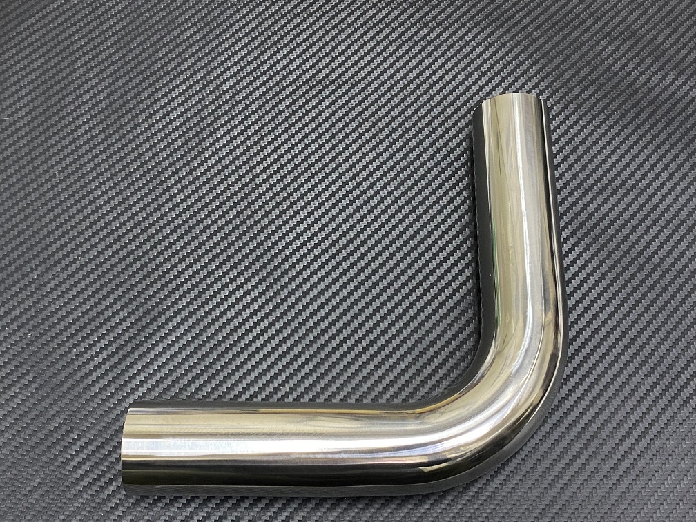 SUS304 ステンレス曲げパイプ 45φ×1.5t×39cm×90° 磨き品 研磨 外径45mm 90度 曲げ 汎用品 ポリッシュ拍卖