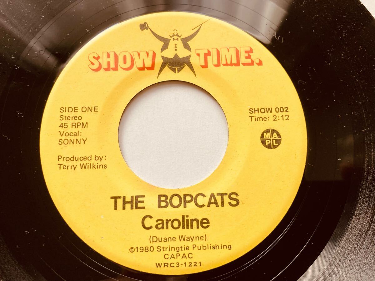 80'sカナダ ネオロカ THE BOP CATS 'CAROLINE'SO オリジナル'7 1980年 カナダ サイコビリー ネオロカ ロカビリー 拍卖
