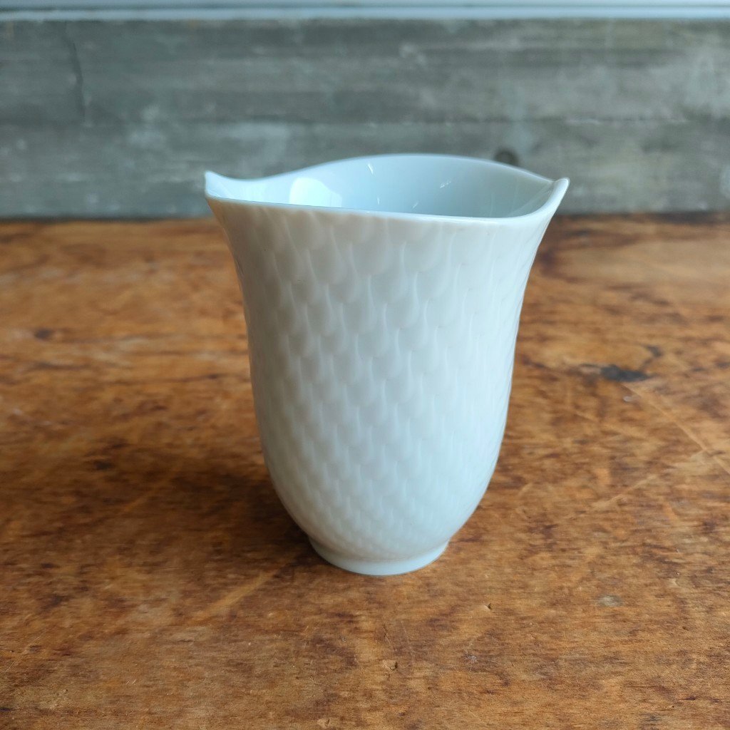 マイセン Meissen 波の戯れ ホワイト タンブラー 55404 参考価格¥11,000 ② 現状品 digjunkmarket拍卖