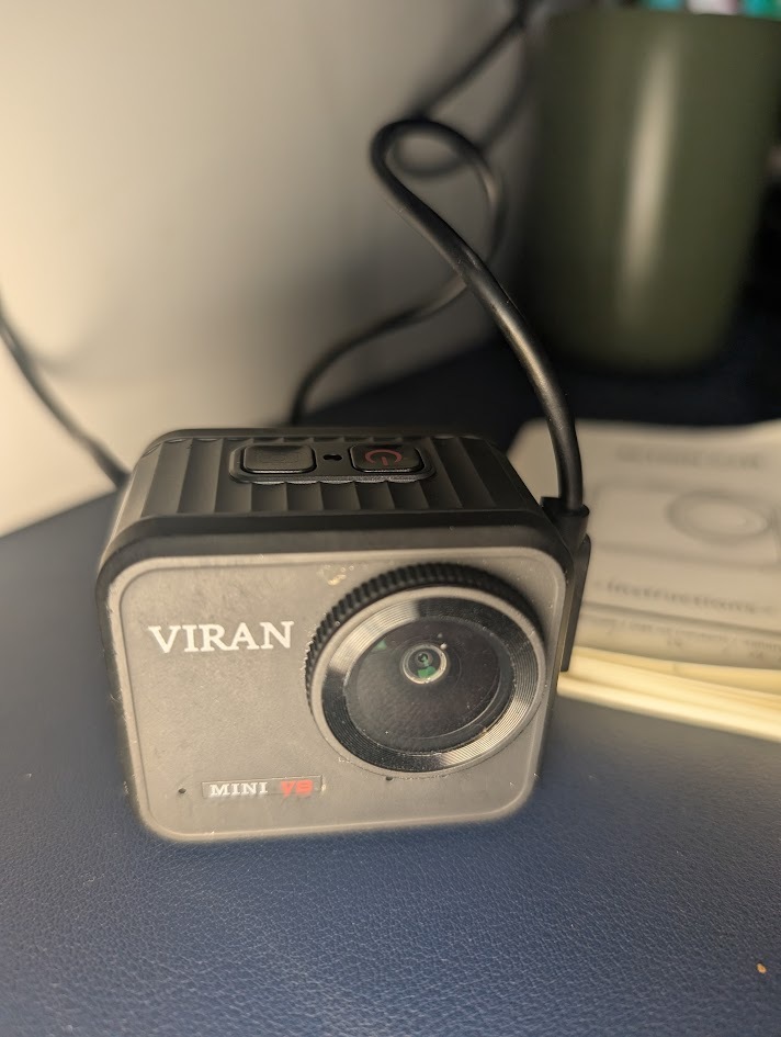 VIRAN|アクションカメラ(128GBメモリー搭載|水中5m|4K/60fps)拍卖