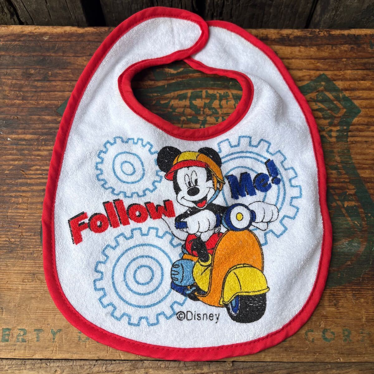 Disney baby Mickey Mouse bib sty ディズニー ミッキー ビブ スタイ よだれかけ拍卖