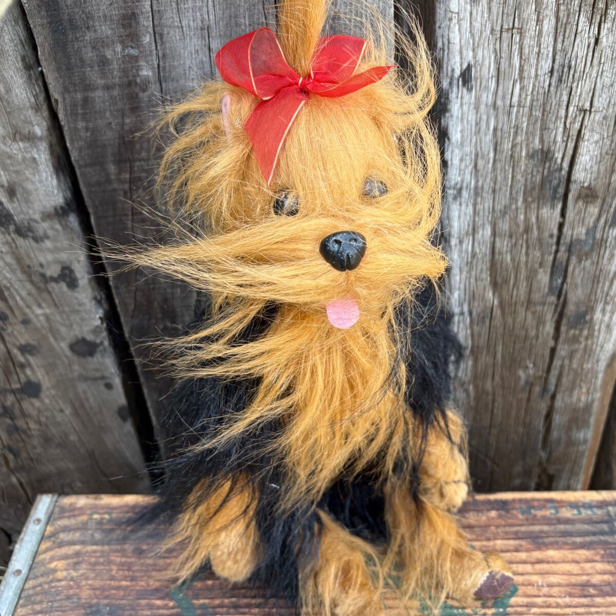 【USA vintage】dog plush ヨークシャテリア ぬいぐるみ アメリカ ビンテージ拍卖