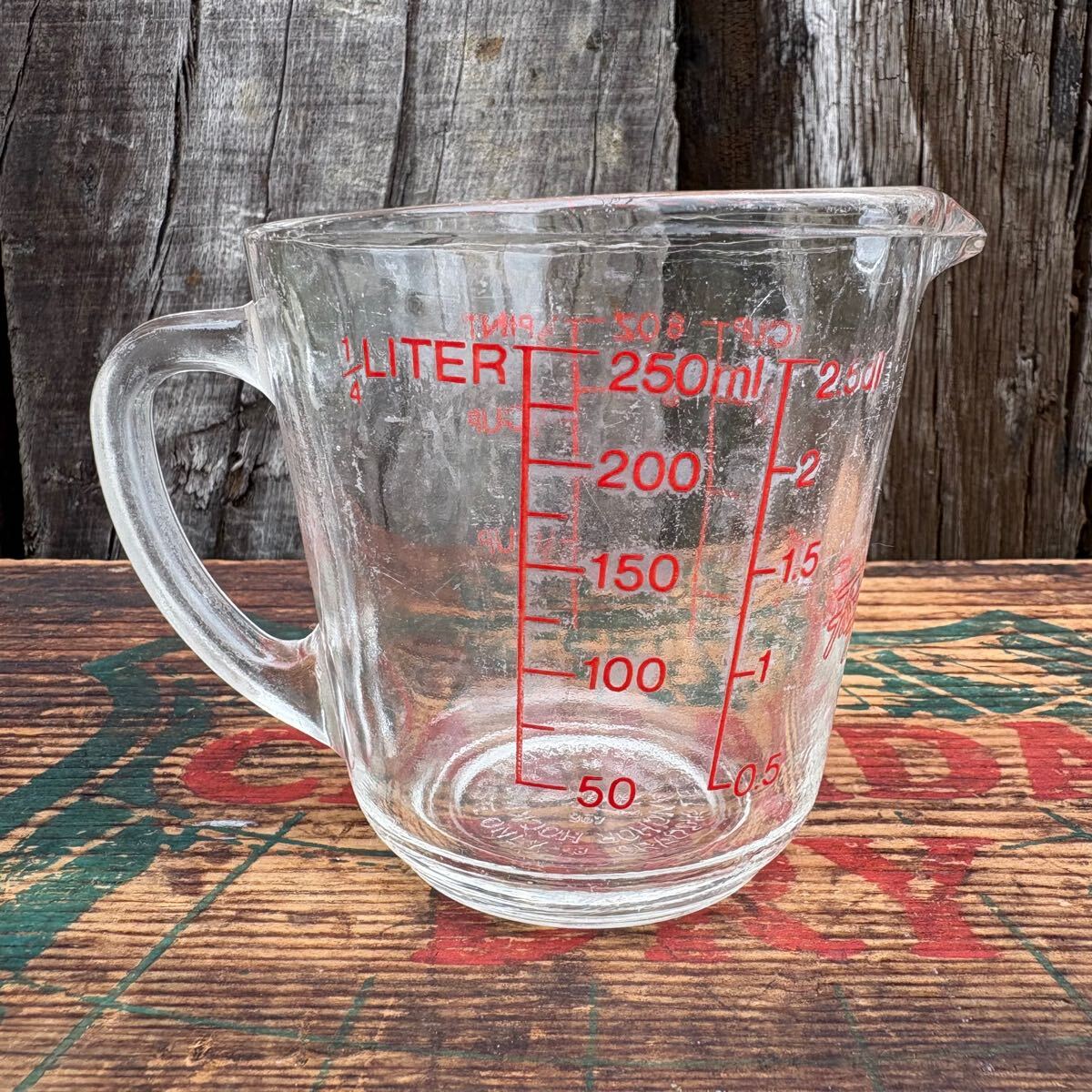 【1960s-1970s USA vintage】Fire-King measuring cup ファイヤーキング メジャーカップ アメリカ ビンテージ拍卖