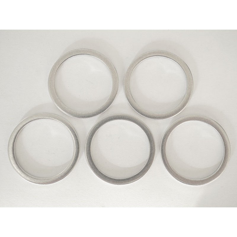 ☆高品質☆ポルシェ アルミ ドレンワッシャー ドレンガスケット 27mm(内径22mm)×厚さ1.5mm 5個セット 適合純正品番90012311830拍卖