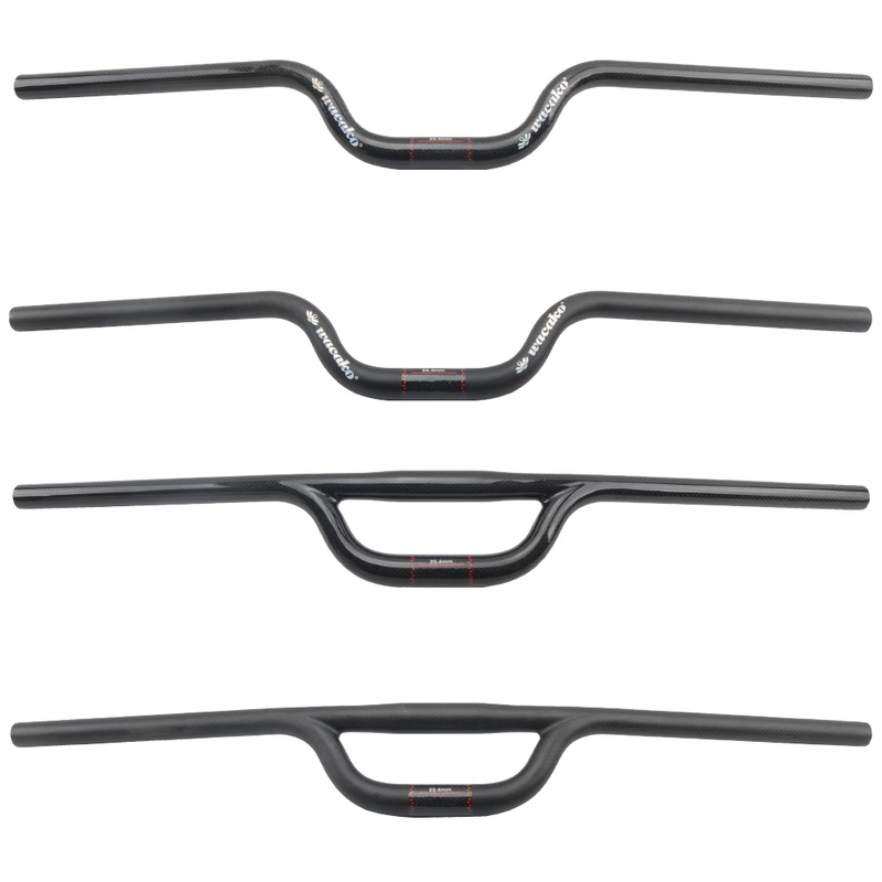 wacako 小径車カーボンハンドル 25.4 フラットバー ストレートバー 折り畳み自転車ハンドル MTBハンドル マウンテンバイク wk013拍卖