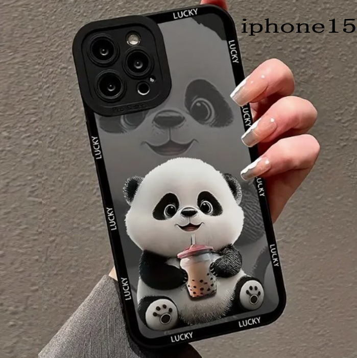 iphone15 スマホケース  可愛いパンダ柄拍卖