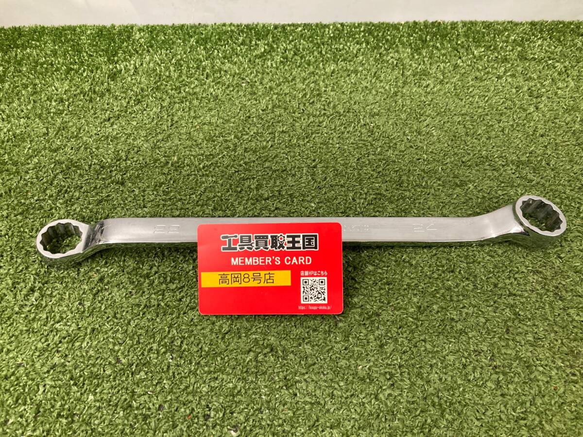 【中古品】【0926】★KTC(ケーテーシー) ネプロス 45度メガネレンチ NM5-2224 IT1R7UIUHH40拍卖