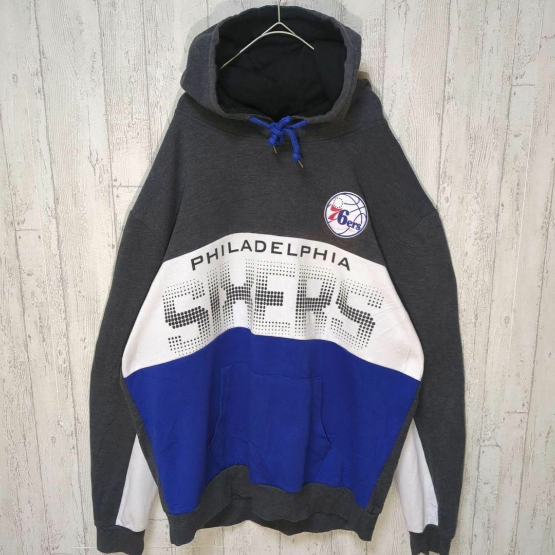 NBA フィラデルフィア セブンティシクサーズ USA古着 パーカー #h1163拍卖