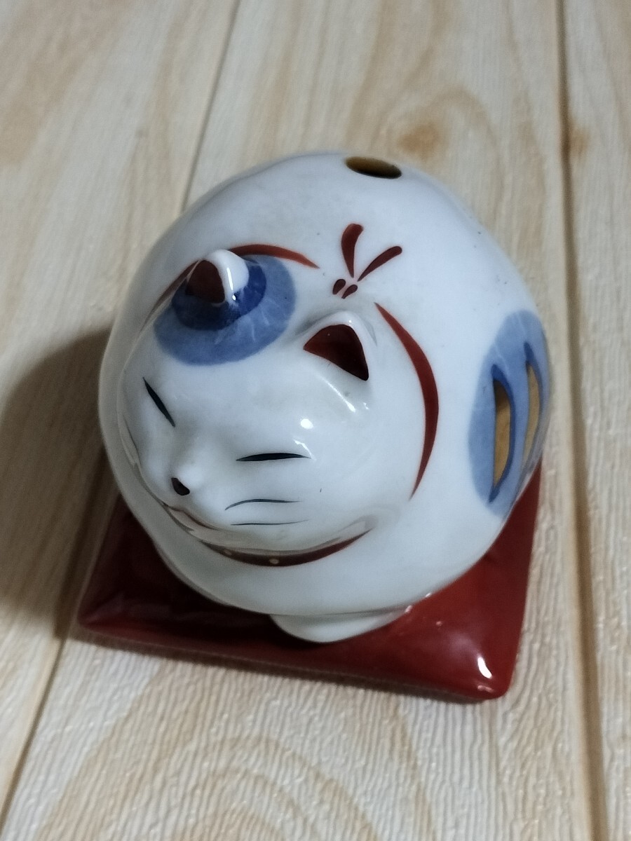 お香立て!香炉!香箱!猫!陶器製!中古!箱なし!w1ガレ拍卖