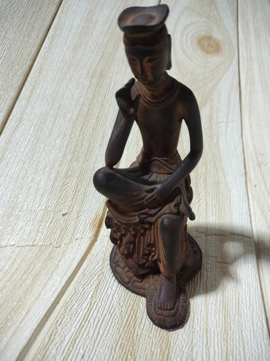 レア!ビンテージ!弥勒菩薩 仏像 !金属工芸!フィギュア! 仏教美術!c1拍卖