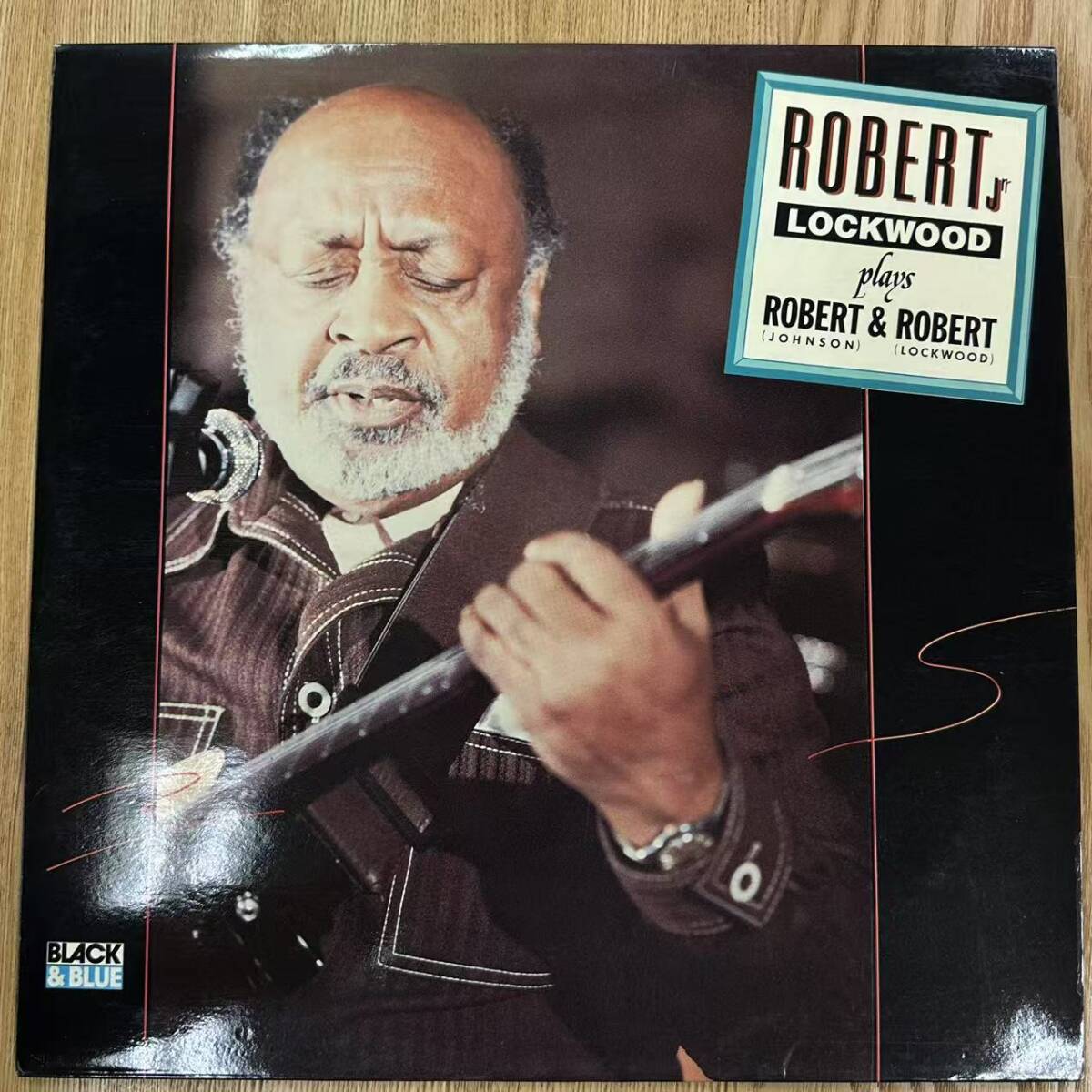 ★・ Blues LP / Robert Jr. Lockwood Plays Robert (Johnson) & Robert (Lockwood) /Black And Blue - 33.740 /ZD041841拍卖