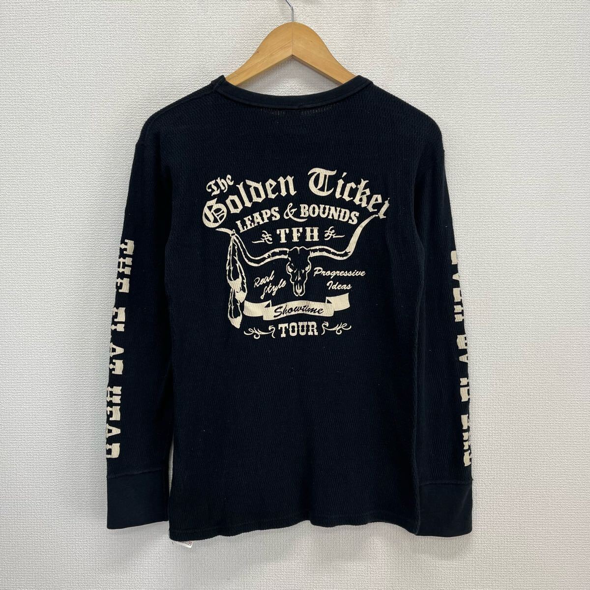 THE FLAT HEAD フラットヘッド サーマル ロンT 長袖Tシャツ カットソー プリント 38 10124656拍卖