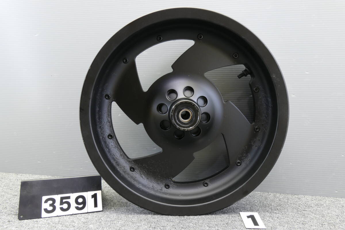 【3591】 ヤマハ マジェスティC 250 SG03J 外し ワイズギア 13インチ フロントホイール 自家塗装あり 振れあり拍卖