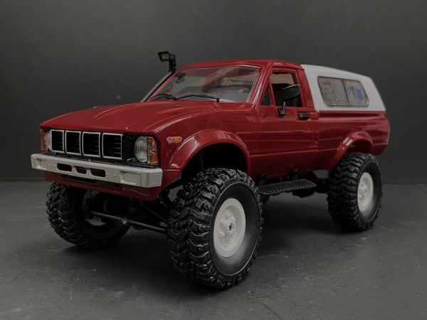 WPL C-24 2.4GHz 1/16 RTR ハイラックス 22R タイプラジコン 赤 ☆ピックアップトラック ☆クロスカントリーラジコン ☆クローラーラジコン拍卖