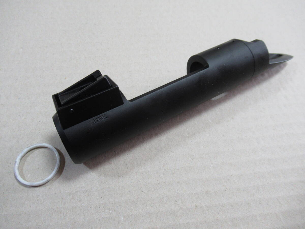 東京マルイ VSR-10 プロスナイパーバージョン純正レシーバー未使用品 シリンダーリング×2 リアサイト アウターバレル固定ネジ付き 拍卖