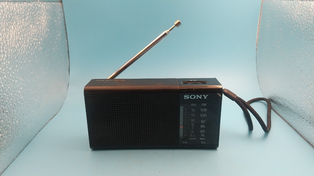 K3196 SONY ICF-P36 FM/AM ラジオ ハンディポータブルラジオ 簡易確認&簡易清掃&ラジオ受信& 音出しOK 現状品 拍卖