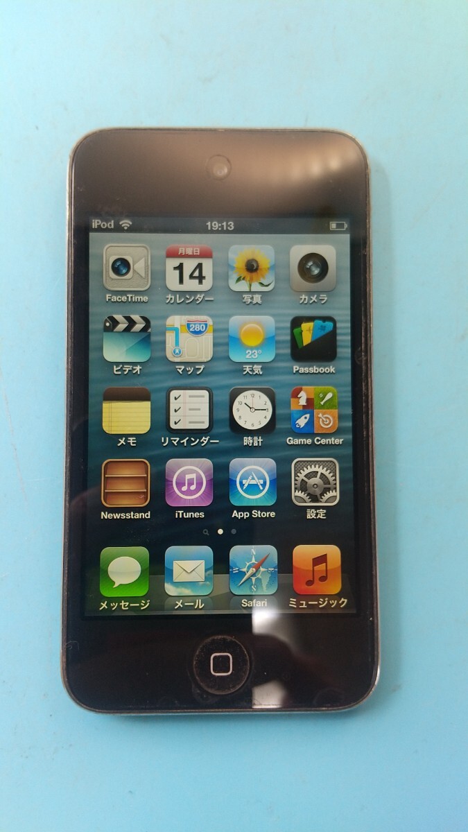 K3187 iPod touch 第4世代 A1367 8GB Apple デジタル音楽プレーヤー 簡易確認&簡易清掃&初期化OK 現状品 送料無料拍卖