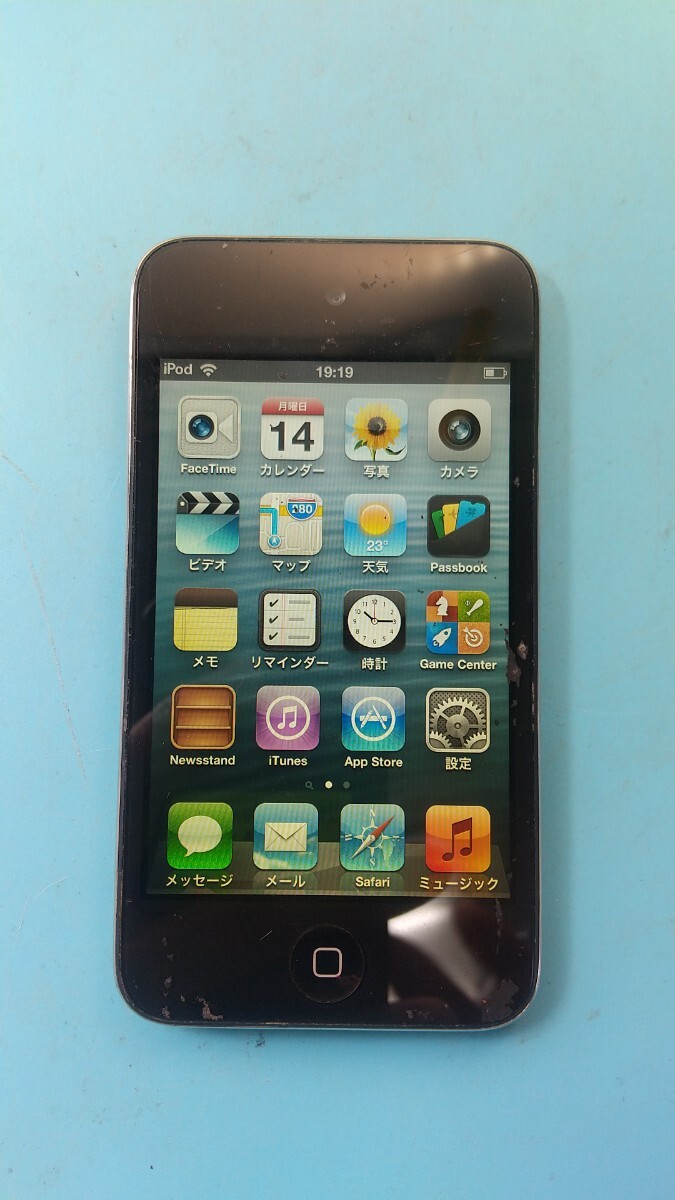 K3189 iPod touch 第4世代 A1367 8GB Apple デジタル音楽プレーヤー 簡易確認&簡易清掃&初期化OK 現状品 送料無料拍卖